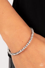 Load image into Gallery viewer, Paparazzi Rhinestone Spell - White Bracelet
