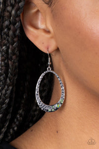 Paparazzi Seafoam Shimmer - Green Earring