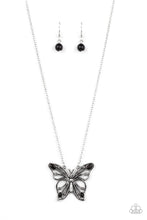 Load image into Gallery viewer, Paparazzi Badlands Butterfly - Black Necklace
