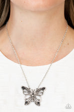 Load image into Gallery viewer, Paparazzi Badlands Butterfly - Black Necklace
