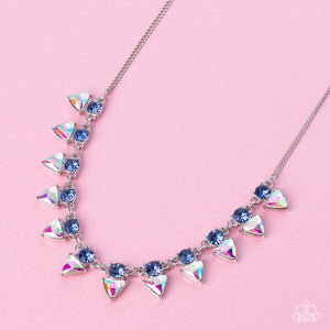 Paparazzi Razor-Sharp Refinement - Blue Necklace