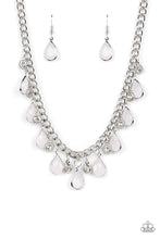 Load image into Gallery viewer, Paparazzi Frosted and Framed - White Necklace
