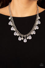 Load image into Gallery viewer, Paparazzi Frosted and Framed - White Necklace

