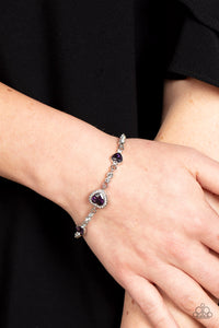 Paparazzi Amor Actually - Purple Bracelet