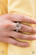 Load image into Gallery viewer, Paparazzi Devoted to Dazzle - White Ring
