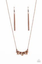 Load image into Gallery viewer, Paparazzi Hype Girl Glamour - Copper Necklace
