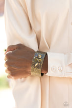 Load image into Gallery viewer, Paparazzi Flickering Fortune - Brass Bracelet
