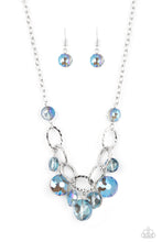 Load image into Gallery viewer, Paparazzi Rhinestone River - Blue Necklace
