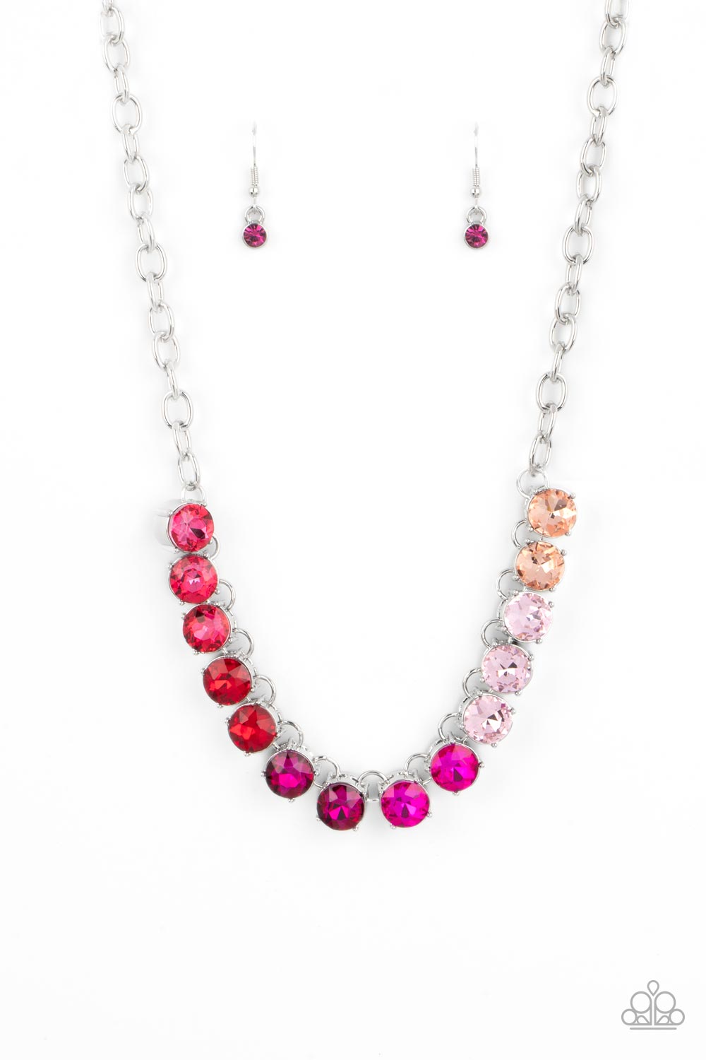 Paparazzi Rainbow Resplendence - Pink Necklace