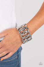 Load image into Gallery viewer, Paparazzi Industrial Indulgence - Silver Bracelet
