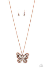 Load image into Gallery viewer, Paparazzi Wings Of Whimsy - Copper Necklace
