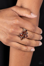 Load image into Gallery viewer, Paparazzi Ice-Cold Couture - Brown Ring
