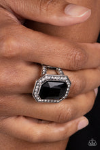 Load image into Gallery viewer, Paparazzi A Royal Welcome - Black Ring
