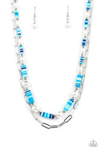 Load image into Gallery viewer, Paparazzi Tidal Trendsetter - Blue Necklace
