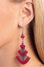 Load image into Gallery viewer, Paparazzi Eastern Expression - Pink Earrings
