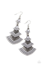 Load image into Gallery viewer, Paparazzi Eastern Expression - White Earrings
