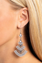 Load image into Gallery viewer, Paparazzi Eastern Expression - White Earrings
