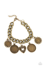 Load image into Gallery viewer, Paparazzi Complete CHARM-ony - Brass Bracelet
