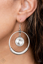 Load image into Gallery viewer, Paparazzi Urban Echo - White Earring
