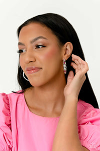 Paparazzi The Gem Fairy - Pink Earring