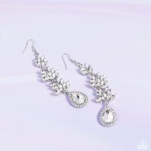 Load image into Gallery viewer, Paparazzi Water Lily Whimsy - White Earrings
