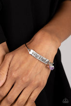 Load image into Gallery viewer, Paparazzi Fearless Fashionista - Purple Bracelet
