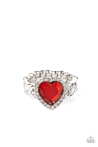 Paparazzi Committed to Cupid - Red Ring