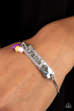 Load image into Gallery viewer, Paparazzi Flirting with Faith - Purple Bracelet
