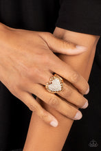 Load image into Gallery viewer, Paparazzi Romantic Escape - Gold Ring

