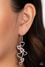 Load image into Gallery viewer, Paparazzi Sweetheart Serenade - Pink Earring
