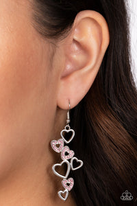 Paparazzi Sweetheart Serenade - Pink Earring