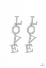 Load image into Gallery viewer, Paparazzi L-O-V-E - Silver Earrings

