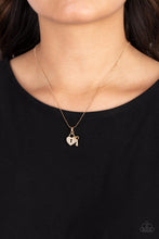 Load image into Gallery viewer, Paparazzi You Hold My Heart - Gold Necklace
