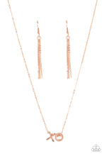Load image into Gallery viewer, Paparazzi Hugs and Kisses - Copper Necklace
