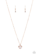 Load image into Gallery viewer, Paparazzi Effulgently Engaged - Rose Gold Necklace

