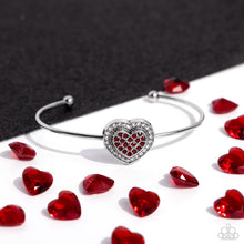 Load image into Gallery viewer, Paparazzi Stunning Soulmates - Red Bracelet
