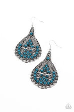 Load image into Gallery viewer, Paparazzi Botanical Beauty - Blue Earrings

