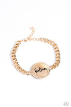Load image into Gallery viewer, Paparazzi Hope and Faith - Gold Bracelet
