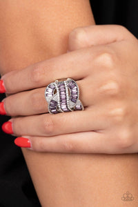 Paparazzi Six-Figure Flex - Purple Ring