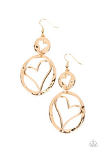 Load image into Gallery viewer, Paparazzi Enchanting Echo - Gold Earring
