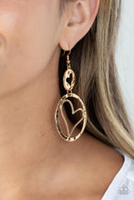 Load image into Gallery viewer, Paparazzi Enchanting Echo - Gold Earring
