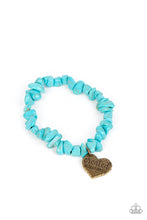 Load image into Gallery viewer, Paparazzi Stony-Hearted - Brass Bracelet
