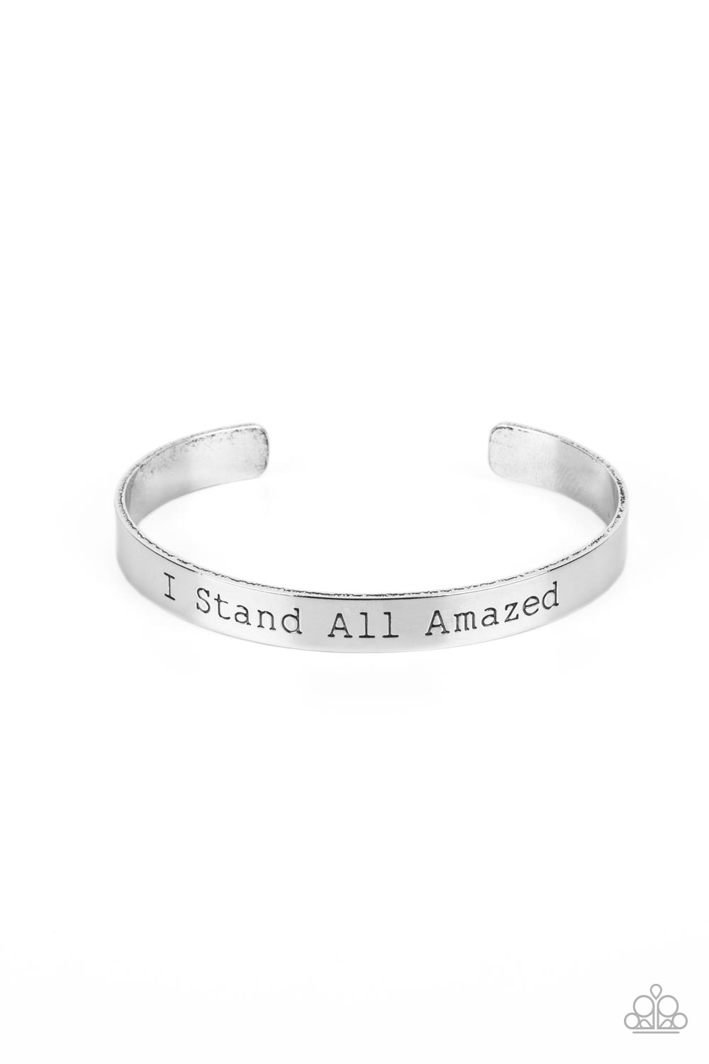 Paparazzi I Stand All Amazed - Silver Bracelet