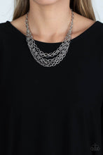 Load image into Gallery viewer, Paparazzi House of CHAIN - Silver Necklace
