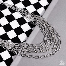 Load image into Gallery viewer, Paparazzi House of CHAIN - Silver Necklace
