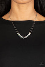 Load image into Gallery viewer, Paparazzi Shimmering High Society - Silver Necklace
