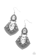 Load image into Gallery viewer, Paparazzi Royal Remix - White Earrings
