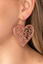 Load image into Gallery viewer, Paparazzi Fairest in the Land - Copper Earring
