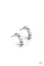 Load image into Gallery viewer, Paparazzi Carefree Couture - White Earrings
