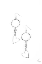 Load image into Gallery viewer, Paparazzi Don’t Miss a HEARTBEAT - White Earrings
